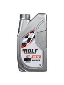 Гидравлическое масло ROLF GT 5w-40 ПЛАСТИК 1л