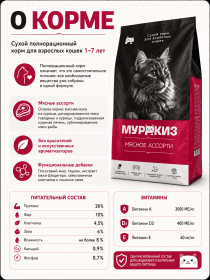 Корм для кошек Муркиз