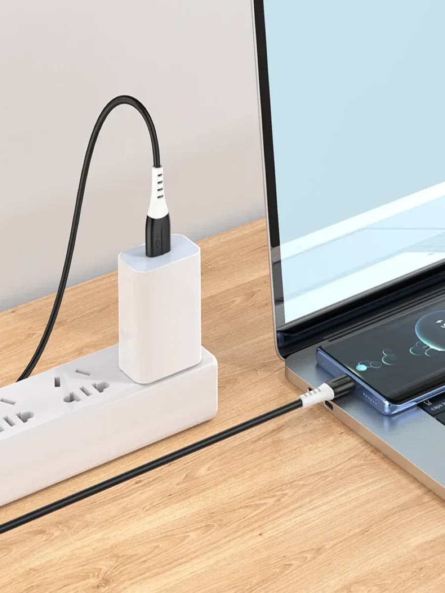 Кабель для зарядки и передачи данных Hoco X82 Silicone USB Type-C, 1м, 3А