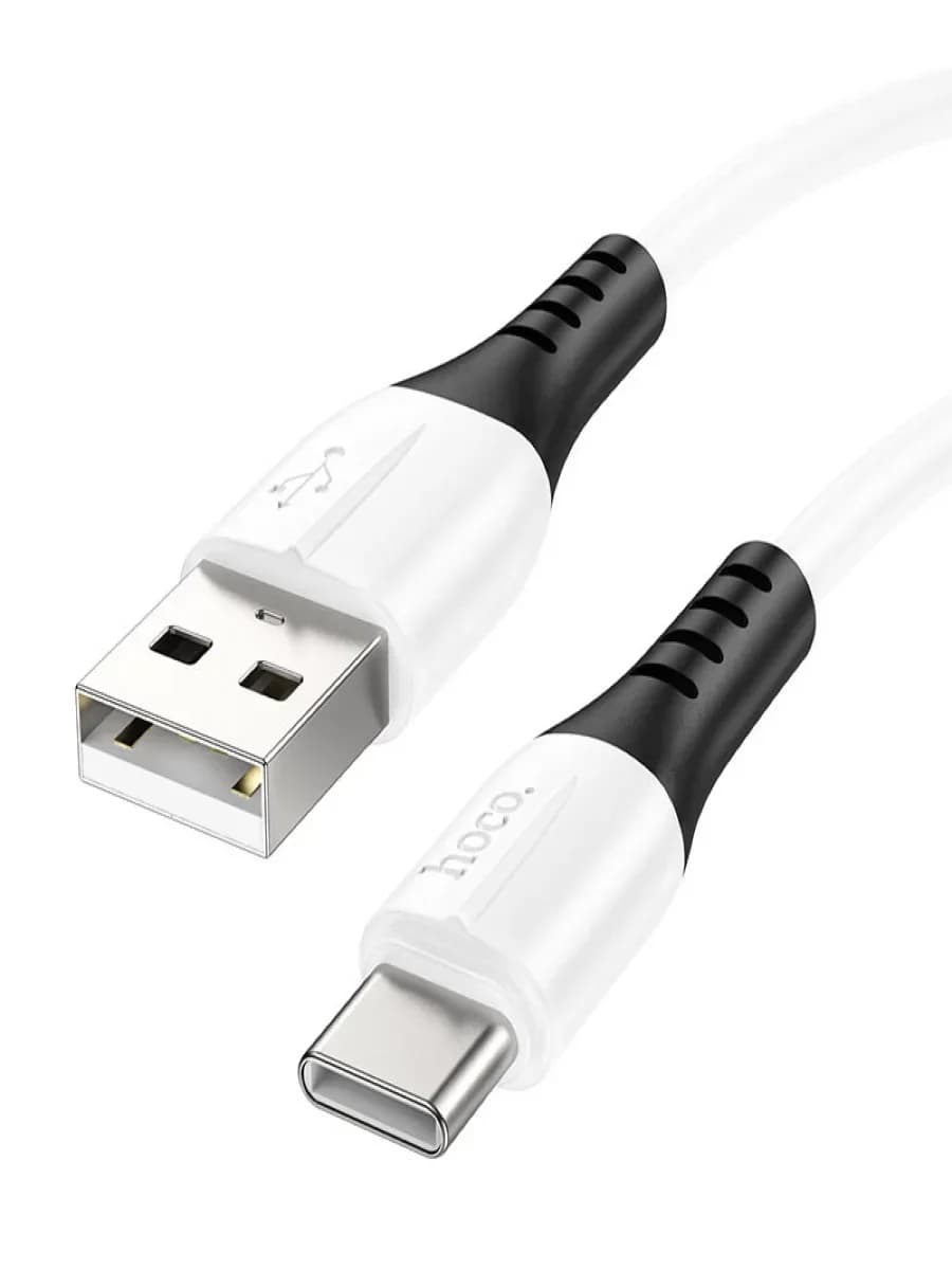 Кабель для зарядки и передачи данных Hoco X82 Silicone USB Type-C, 1м, 3А