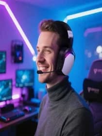 Беспроводные игровые наушники с микрофоном ACEFAST H11 / Геймерская гарнитура RGB, Bluetooth, 2.4G