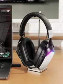 Беспроводные игровые наушники с микрофоном ACEFAST H11 / Геймерская гарнитура RGB, Bluetooth, 2.4G