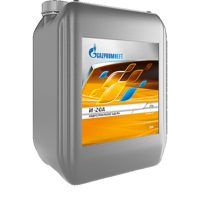 Индустриальное нелегированное масло Gazpromneft И-20А 20 л