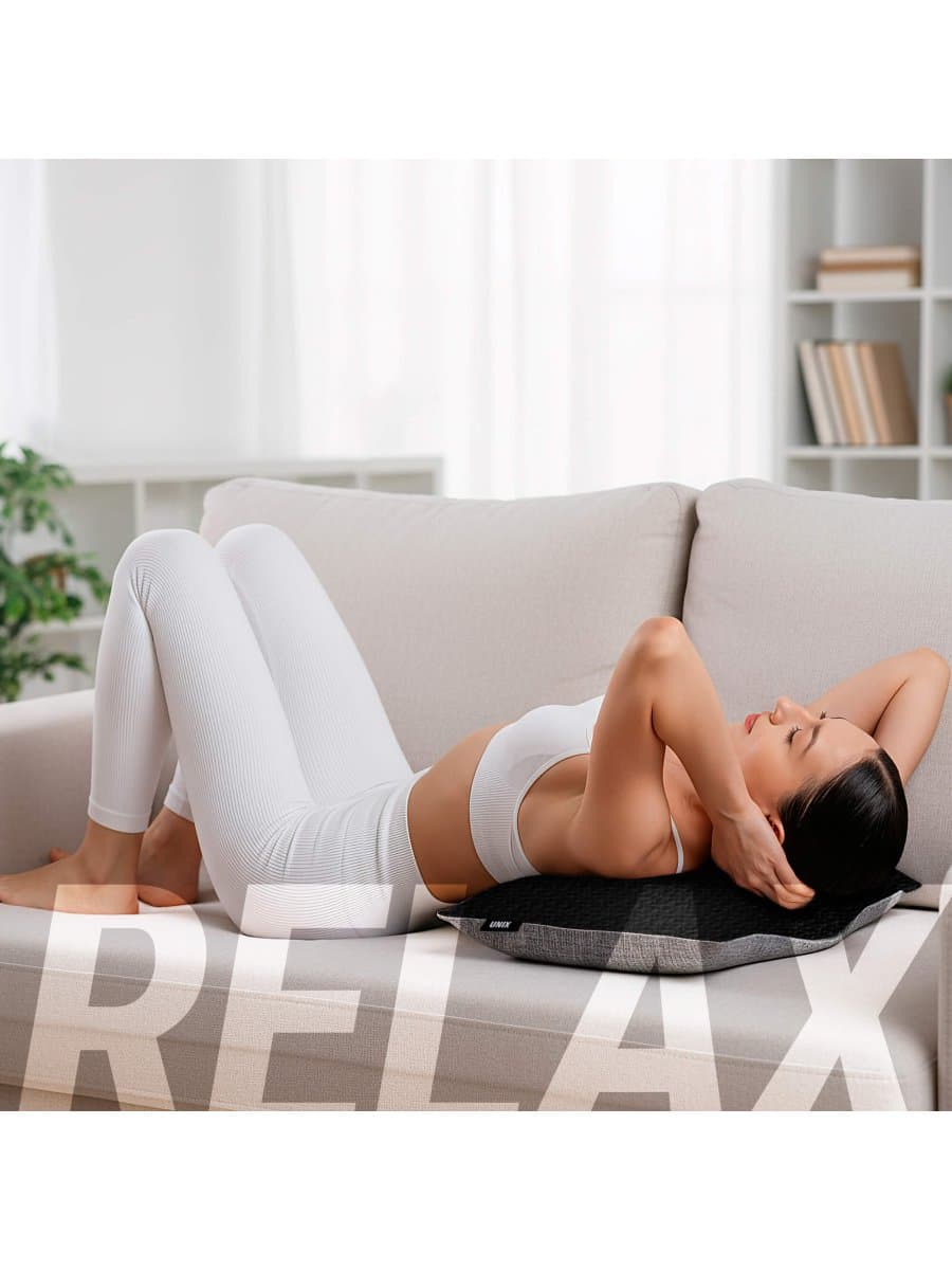 Массажная подушка UNIX Relax Pillow Grey