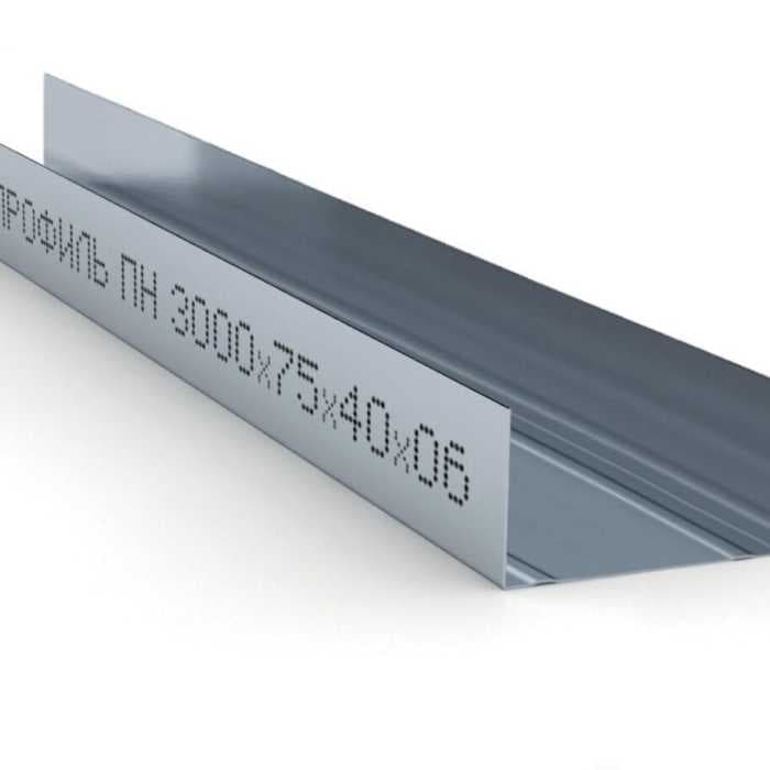 Профиль КНАУФ 75/40(0,6) 3м*0,6мм (8шт) П/М