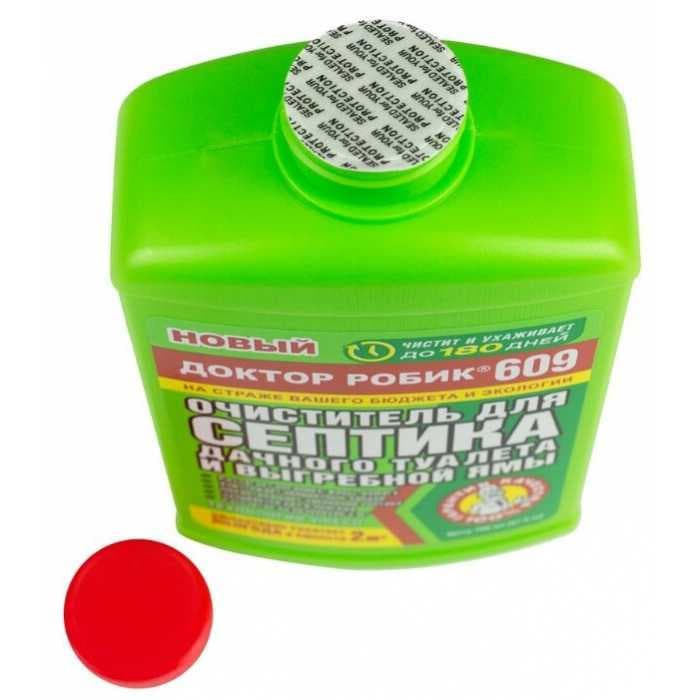 Очиститель для септика и дачного туалета Доктор Робик 609