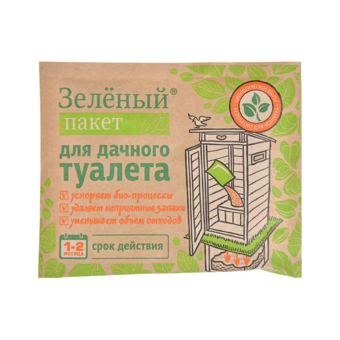 Средство для дачного туалета Зеленый Пакет 112