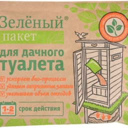 Средство для дачного туалета Зеленый Пакет 112