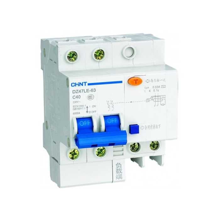 Автомат "CHINT" DZ47LE 3P+N 40A 30mA