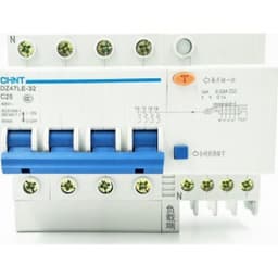 Автомат "CHINT" DZ47LE 3P+N 25A 30mA