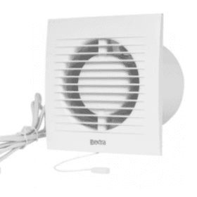 Электровентилятор Europlast EXTRA, O100mm c проводом и выключателем EE100WP