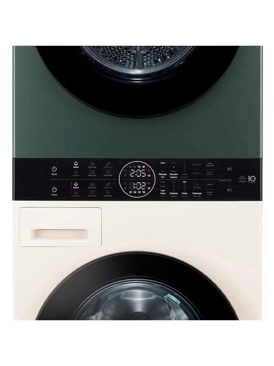 Стиральная машина + сушильная машина LG WashTower W4W8LVPK2HM
