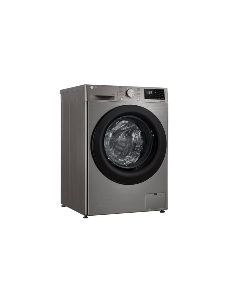 Стиральная машина LG F4V3ES6S, фронтальная, 11 кг, класс A, прямой привод