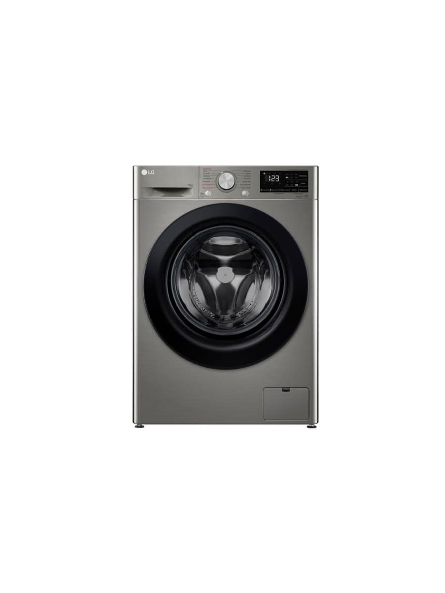 Стиральная машина LG F4V3ES6S, фронтальная, 11 кг, класс A, прямой привод