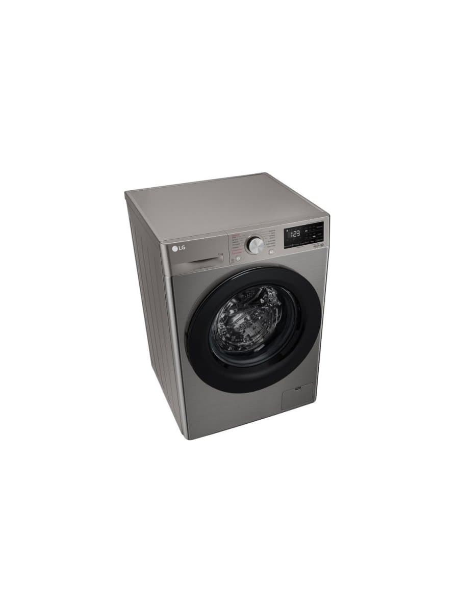 Стиральная машина LG F4V3ES6S, фронтальная, 11 кг, класс A, прямой привод