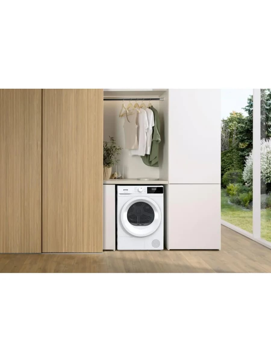 Сушильная машина Gorenje DHNE82/C, 8 кг, тепловой насос, 15 программ, энергокласс A++