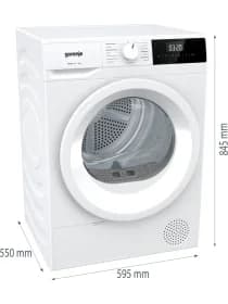 Сушильная машина Gorenje DHNE82/C, 8 кг, тепловой насос, 15 программ, энергокласс A++