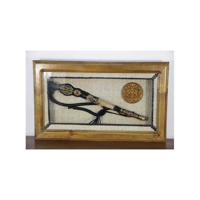 Камча ручной работы, сувенирная, деревянный багет