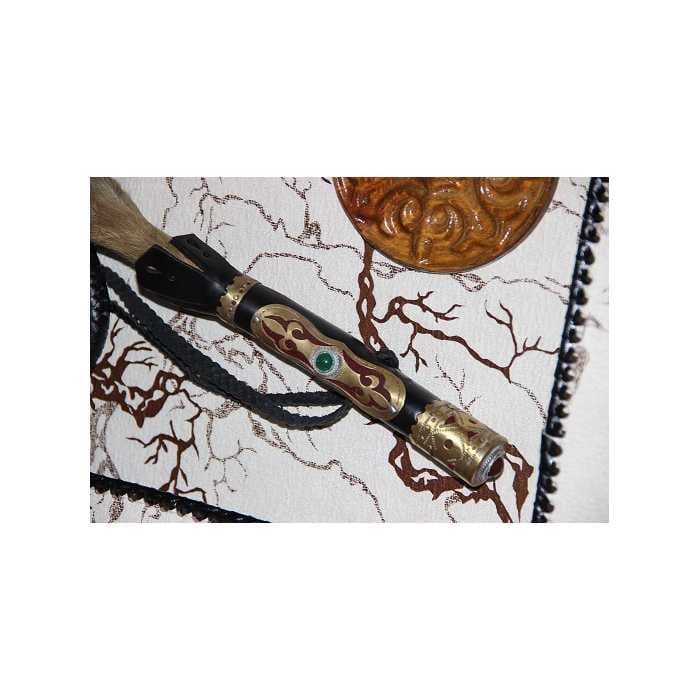 Камчы ручной работы, сувенирная, золотой багет