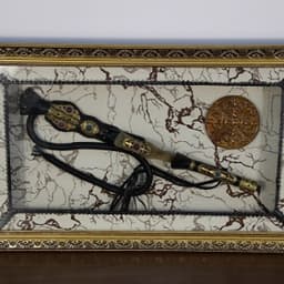 Камчы ручной работы, сувенирная, золотой багет