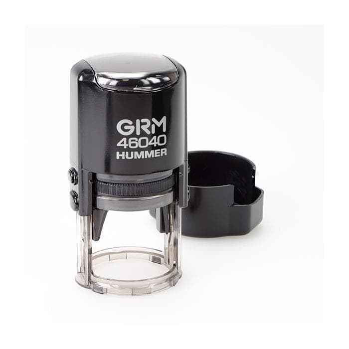 GRM 46040 Hummer Оснастка для печати в боксе, ЧЕРНЫЙ корпус,  д.40 мм (№4)