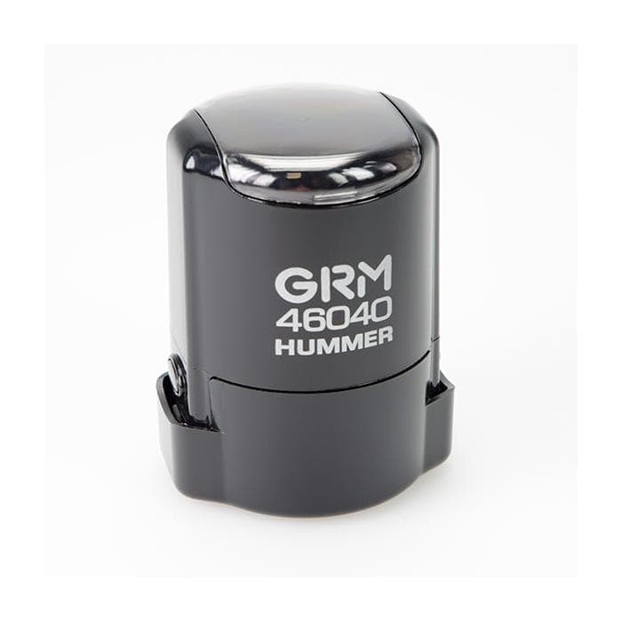GRM 46040 Hummer Оснастка для печати в боксе, ЧЕРНЫЙ корпус,  д.40 мм (№4)