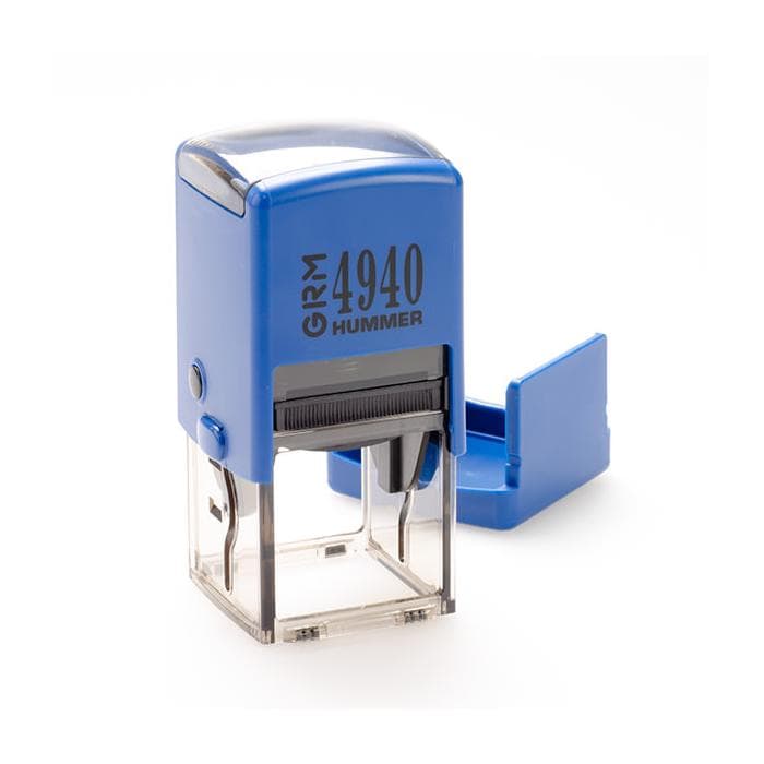 GRM 4940 Hummer Оснастка для печати в боксе, СИНИЙ корпус 40х40 мм (№3)