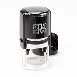 GRM R 40 office+BOX  оснастка для печати в боксе ЧЕРНЫЙ корпус (№1)