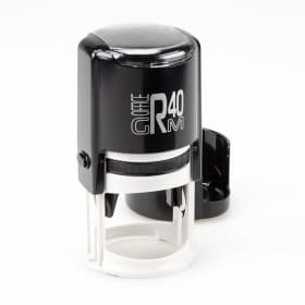 GRM R 40 office+BOX  оснастка для печати в боксе ЧЕРНЫЙ корпус (№1)