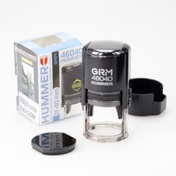 GRM 46042 Hummer Оснастка для печати в боксе, корпус ЧЕРНЫЙ ГЛЯНЕЦ,  д.42 мм (№5)