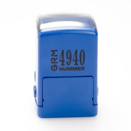 GRM 4940 Hummer Оснастка для печати в боксе, СИНИЙ корпус 40х40 мм (№3)