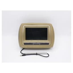 Подголовник с монитором DVD 7" (Беж)
