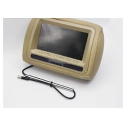 Подголовник с монитором DVD 7" (Беж)