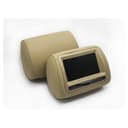 Подголовник с монитором DVD 7" (Беж)