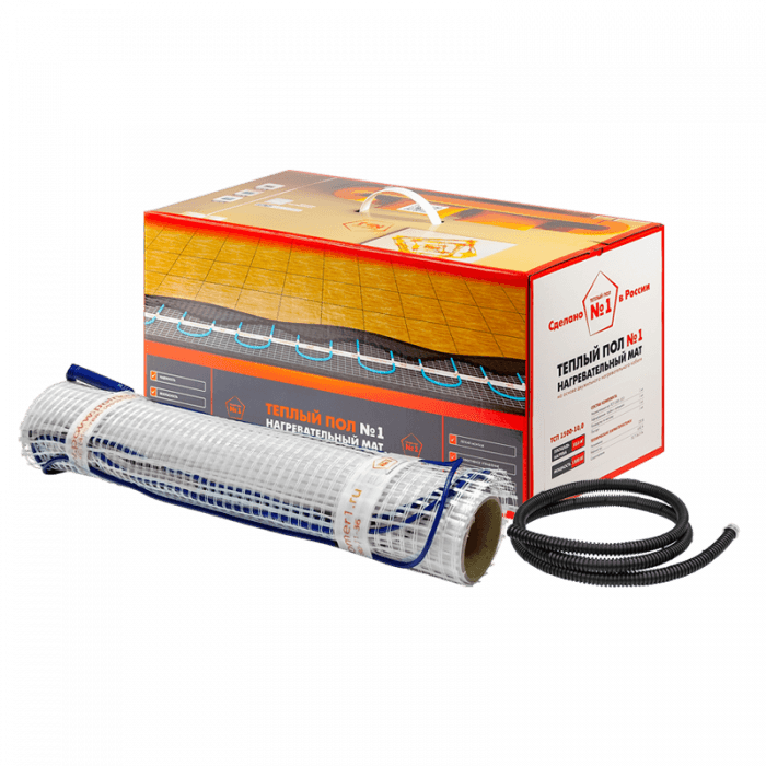 Нагревательный мат «ТЁПЛЫЙ ПОЛ №1» ТСП-1500 Вт-10,0 м2