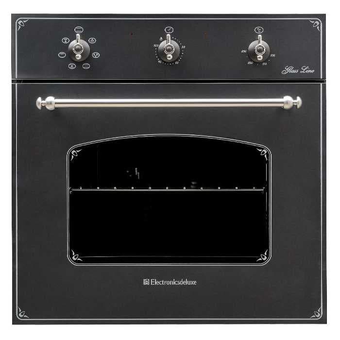 Духовой шкаф электрический Deluxe 6006.03эшв-011 Черн Мат.сер руч