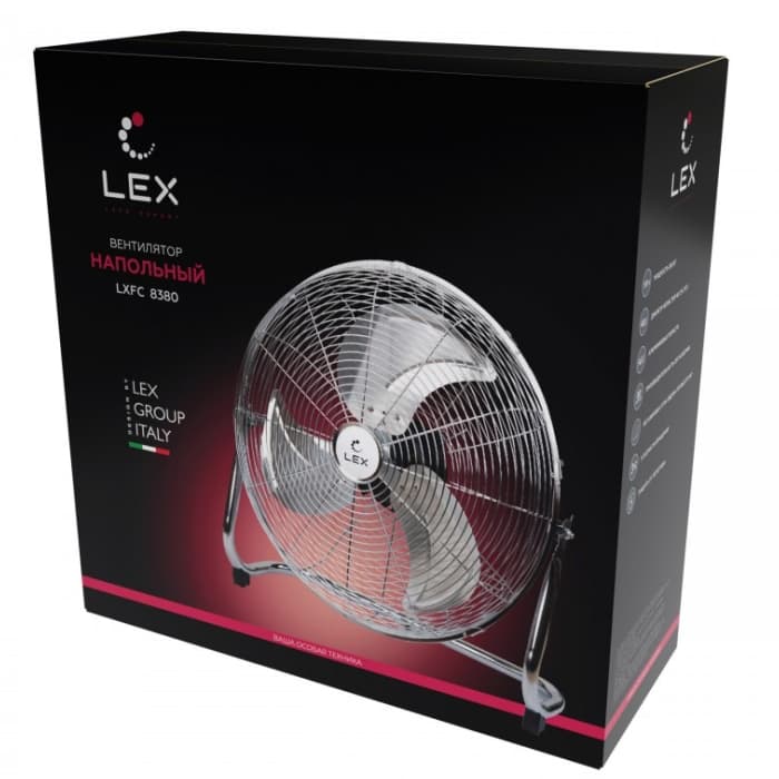 Вентилятор напольный LEX LXFC 8380 сталь