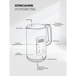 Чайник электрический LEX LX-30025-2 чер.