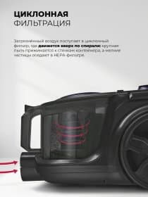 Пылесос безмешковый LEX LXVCC 7002, 2200 Вт