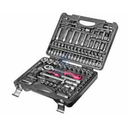 Набор головок торцевых и вставок 1/4&1/2 6-ти гранных в кейсе 110 предметов JTC