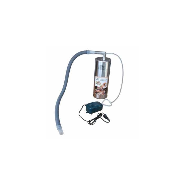 Коптильня холодного копчения "Дым Дымыч" модель 02М, нержавеющая сталь дымогенератор + камера объемом 32 л.