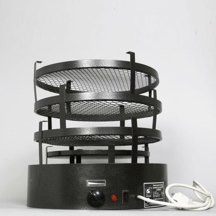 Электрокоптильня "Элвин" комбинированная, все контактные поверхности изготовлены из нержавеющей стали - объем загрузки 20 литров