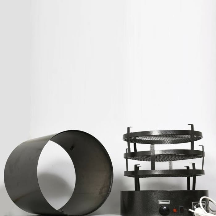 Электрокоптильня "Элвин" комбинированная, все контактные поверхности изготовлены из нержавеющей стали - объем загрузки 20 литров