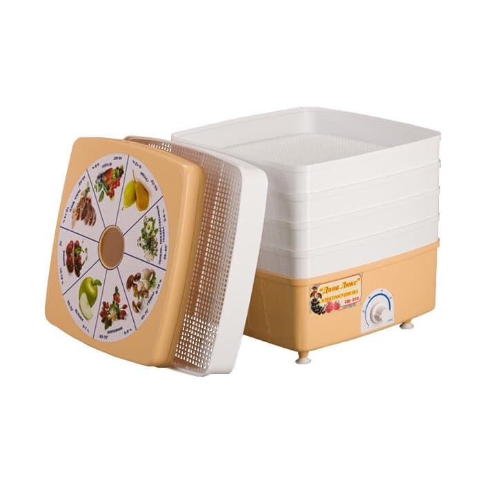 Электросушилка "Дива-Люкс" СШ-010, 5 лотков (квадратная)