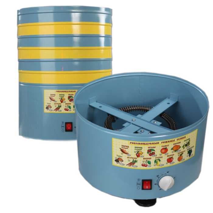 Электросушилка для овощей, фруктов и ягод "Элвин", 6 лотков