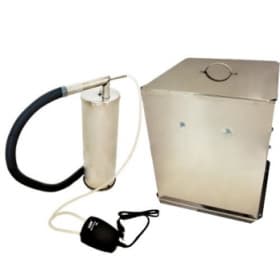 Коптильня холодного копчения "Дым Дымыч" модель 02М, нержавеющая сталь дымогенератор + камера объемом 32 л.