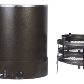 Электрокоптильня "Элвин" комбинированная, все контактные поверхности изготовлены из нержавеющей стали - объем загрузки 20 литров