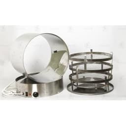 Электрокоптильня "Элвин" подарочная, полностью изготовлена из нержавеющей стали - объем загрузки 20 литров