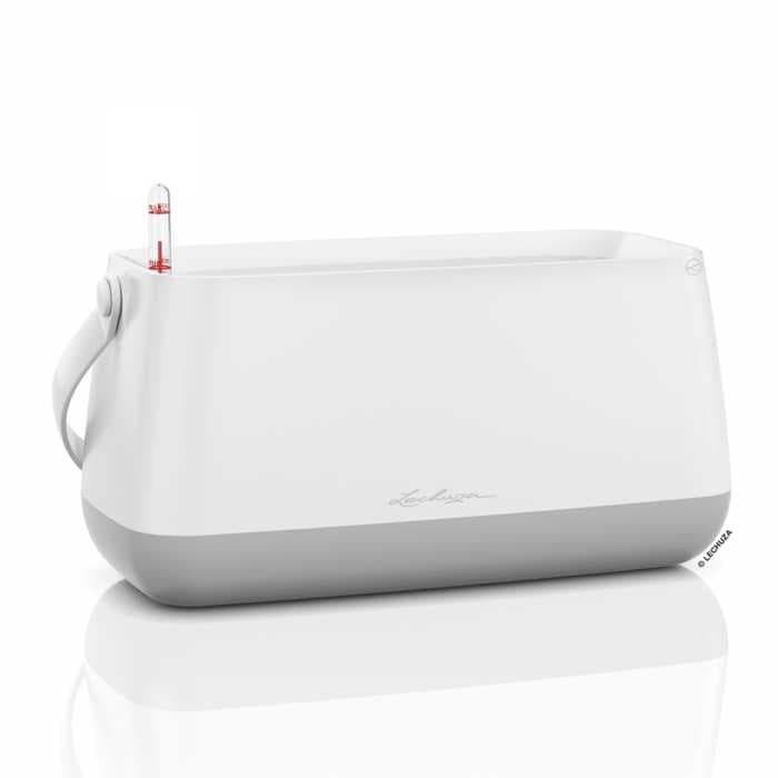 Корзинка для растений  Юла бел/серый