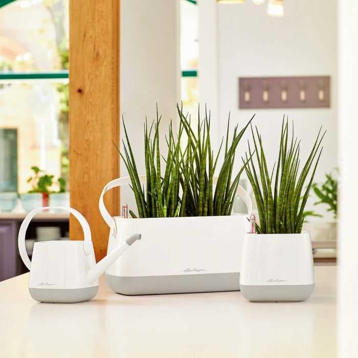 Корзинка для растений Юла бел/фисташковый